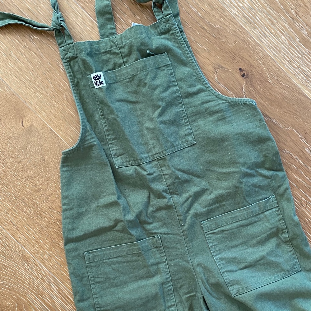 Lucy and Yak Women's Olive Green Overalls - Picture 2 of 6